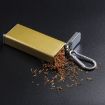 Black Portable Cigarette Case with Lid and Sealed Ashtray - 7