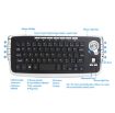 MY-10 Mini Wireless Trackball Keyboard & Mouse Set, 78 Keys, 1200 DPI - 5