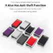 RFID Aluminum Alloy Coin Card Holder - Anti-Degaussing (Silver Purple) - 2