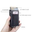 RFID Aluminum Alloy Coin Card Holder - Anti-Degaussing (Silver Purple) - 4