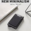RFID Aluminum Alloy Coin Card Holder - Anti-Degaussing (Silver Red) - 5