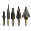 Pagoda Drill Bit High Speed Steel Triangle Handle 5-in-1 Set - 1