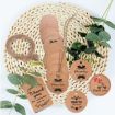 Kraft Paper Gift Tags 100pcs with 20m Hemp Rope (L-03) - 2