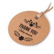Kraft Paper Gift Tags 100pcs with 20m Hemp Rope (L-08) - 4