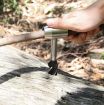 Woodworking Hand Drill with PU Case - Outdoor Survival Screw Drill Brown - 6