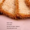 Bread Shape Dish Towel Set - 6 PCS Acrylic Polyester Dish Cloths - 3
