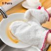 2pcs Thickened Bamboo Fiber Kitchen Dishwashing Cleaning Gloves - 1