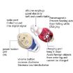 Skin Color Hearing Aid Amplifier with Black Charging Bin - Double Machine - 4