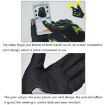 MOTOCENTRIC 13-MC-010 Touch Screen Motorcycle Gloves, M, Gray, Breathable - 4