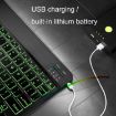 78 Keys RGB Backlit Bluetooth Keyboard for Mobile/Tablet - White, 10 Inch - 6