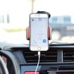 Suction Cup Car Phone Holder with Long Soft Hose - Blue Box Packaging - 6