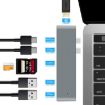 7-in-1 100W USB 3.1 Hub with 4K HDMI, Card Reader, 20V PD Converter (Silver) - 5