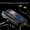 WILD MAN X3 0.5L EVA Hard Shell Bicycle Phone Bag - Black, Touch Screen - 6