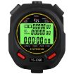 YS 3 Rows Luminous Stopwatch Timer YS-1060, 60 Memories Referee Training - 1