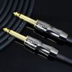 KGR 6m Guitar Cable Keyboard Drum Audio Cable Double Elbow Jack - 4
