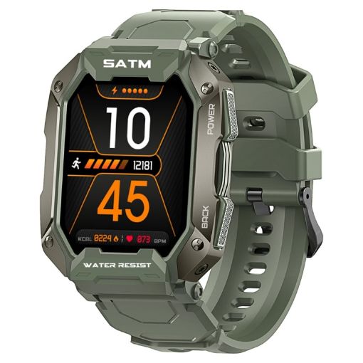 SATM M1 Green Outdoor Waterproof Bluetooth Smart Watch - 1