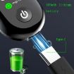 Portable Black TFT Screen Alcohol Tester - Blow Type Breathalyzer - 6