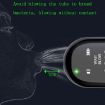 Portable Black TFT Screen Alcohol Tester - Blow Type Breathalyzer - 7