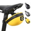 WEST BIKING Yellow Mini Hardshell Bicycle Saddle Tail Bag - 2