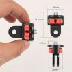 1/4 Inch Screw Converter Tripod Adapter for Sport Camera - Red Black - 3