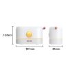 JF801 Desktop Flame Aroma Diffuser Humidifier - Monochrome Light-Green - 3