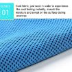 Summer Fitness Cold Sports Towel 30x80cm - Ice Cold Towel Light Gray - 5