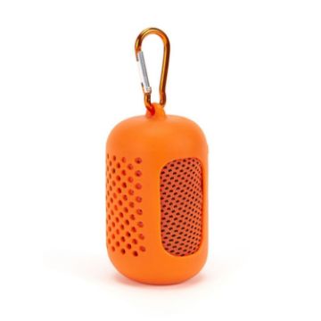 Summer Fitness Cold Sports Towel 30x80cm - Ice Cold, Bright Orange - 1