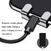 Gold Universal Metal Gravity Car Phone Holder - Secure & Stylish Mount - 5