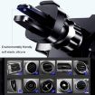 Gold Universal Metal Gravity Car Phone Holder - Secure & Stylish Mount - 6