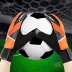 Kids Goalkeeper Gloves Size 5 Green - Latex Anti-Collision Football Gloves - 7