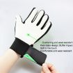 Kids Goalkeeper Gloves Size 7 - Latex Anti-Collision, Blue - 3
