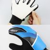 Kids Goalkeeper Gloves Size 7 - Latex Anti-Collision, Blue - 5
