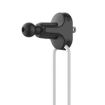 6 PCS Car Air Outlet Phone Bracket Base, 13mm Ball Head, Cable Clip - 6
