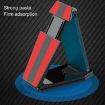 Black Carbon Fiber Mobile Phone Tablet Car Holder Suction Cup Bracket - 3