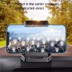 Black Carbon Fiber Mobile Phone Tablet Car Holder Suction Cup Bracket - 6