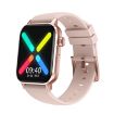 HD6 1.69" Pink Smart Watch with Heart Rate Monitoring - Multifunctional - 1