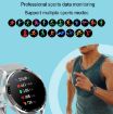 HD2 1.32" Heart Rate Smart Watch - Black Leather Strap - 6