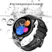 HD1 Smart Watch Gold Steel+Silicone, 1.3" AMOLED Screen, NFC Function - 7