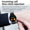 ZL02 Black Smart Watch with Heart Rate Monitor & Pedometer - 7