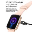 LOANIY Y22 Pink Smart Bluetooth Watch with Heart Rate Monitoring - 6