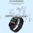 LOANIY Y22 Smart Bluetooth Watch, Heart Rate Monitor, Silver Gray - 5