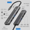 Blueendless 7-in-1 Type-C USB 3.0/2.0 HDMI 4K HUB Adapter - 5