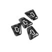 Tesla Model 3/Y Car Window Switch Stickers Set - 4pcs Black - 4