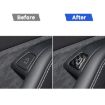 Tesla Model 3/Y Car Window Switch Stickers Set - 4pcs Black - 5