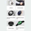 Wearkey DT4+ Smart Call Watch, 1.36" HD Screen, NFC, Silver Silicone - 6