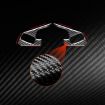 Chevrolet Corvette C8 Steering Wheel Button Frame Sticker Set - Black - 5