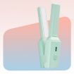 Dual-use Mini Electric Hair Splint GLS-006 for Straight & Curly Hair - Green - 1