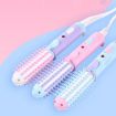 GeLinSi GLS-003 20W Ceramic Glaze Mini Curler Comb, EU Plug, Pink - 2