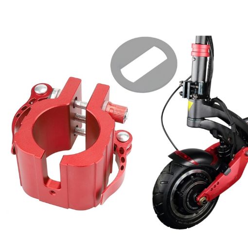 Folding Clamp for ZERO 8X 10X 11X SPEEDUAL Dualtron DT3 Thunder Scooter Red - 1