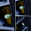Luminous Skull Valve Cap Set for Car & Motorcycle Tires - Yellow - 5